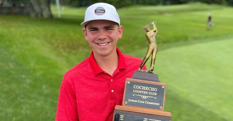 Jon Dumais Wins 2023 Cochecho Country Club Junior Club Championship